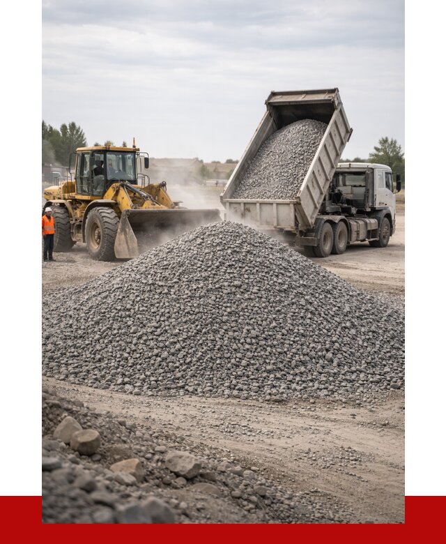 Купить щебень с доставкой в Сосновом Бору от 2540 руб. | ПРОНЕРУДСнб
