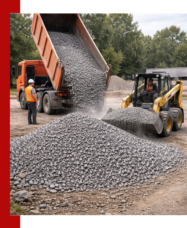 Купить гранитный щебень фракции 5–10 в Сосновом Бору с доставкой