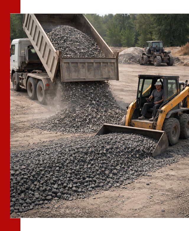 Гранитный щебень фракция 40-70 с доставкой в Сосновом Бору