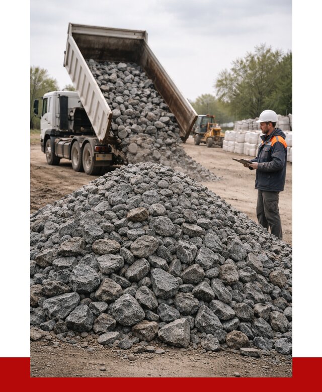 Гранитный щебень фракция 100-200 в Сосновом Бору от 4266 р. ПРОНЕРУДСнб