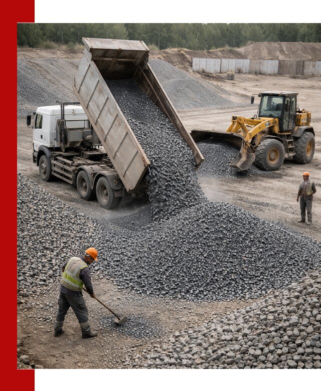 Щебень габбро-диабаз фр. 5-20 с доставкой в Сосновом Бору