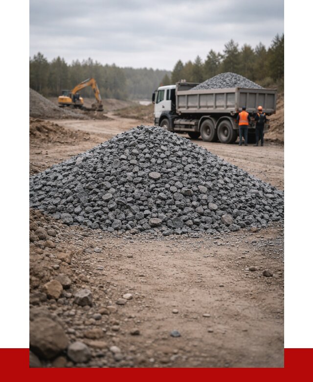 Щебень габбро диабаз фракция 40-70 в Сосновом Бору от 2235 р-ПРОНЕРУДСнб