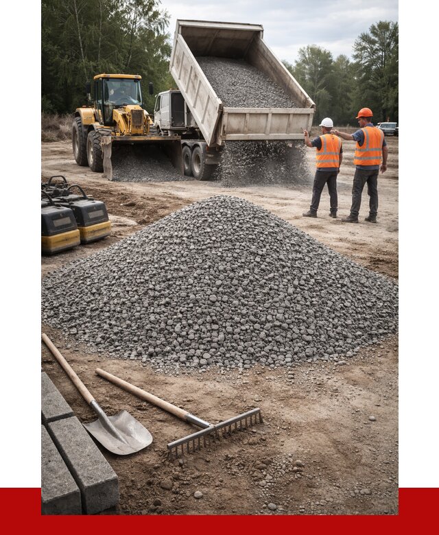 Гравийный щебень купить в Сосновом Боре от 2235 р. ПРОНЕРУДСнб