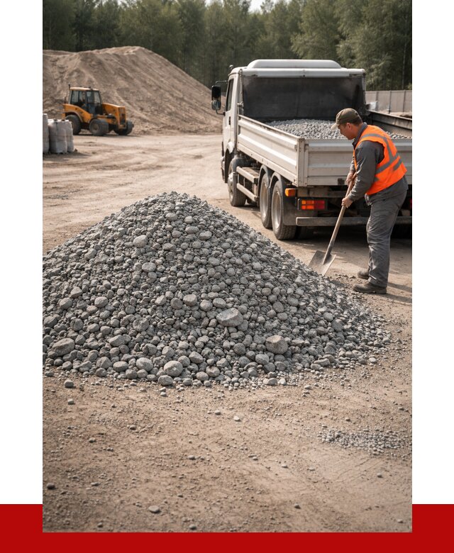 Гравийный щебень фракция 5-10 в Сосновом Бору от 2235 р. | ПРОНЕРУДСнб