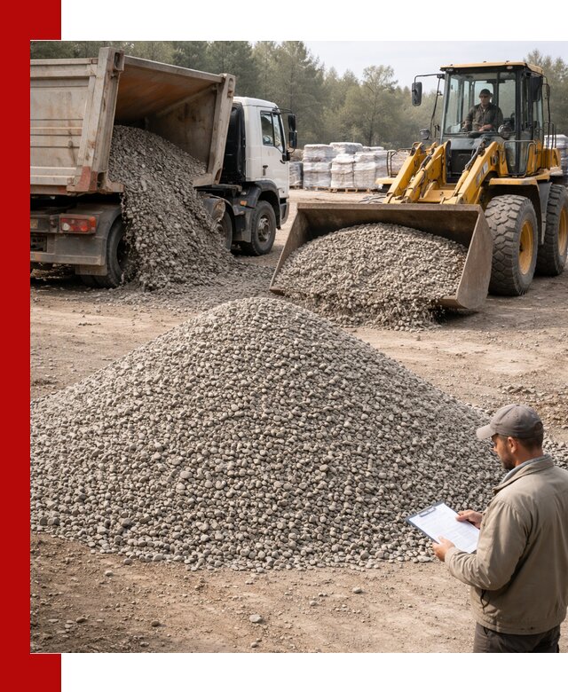 Гравийный щебень фракция 5–10 с доставкой в Сосновом Бору