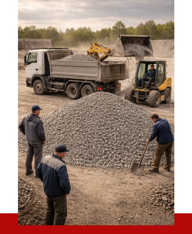 Гравийный щебень фракция 5-20 в Сосновом Бору от 2438 р. ПРОНЕРУДСнб