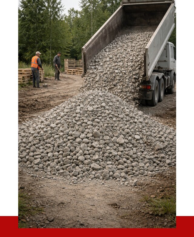 гравийный щебень фракция 70-120 в Сосновом Бору от 2489 р. ПРОНЕРУДСнб