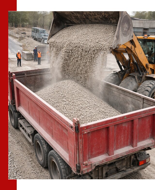 Купить известняковый щебень фракции 0-5 с доставкой в Сосновом Бору