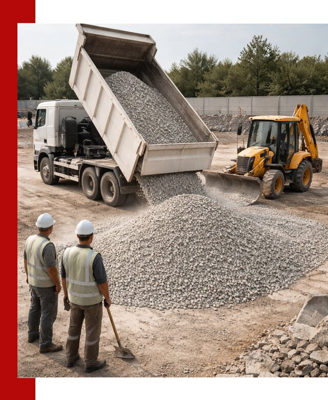 Купить известняковый щебень фракции 5–10 мм с доставкой в Сосновом Бору