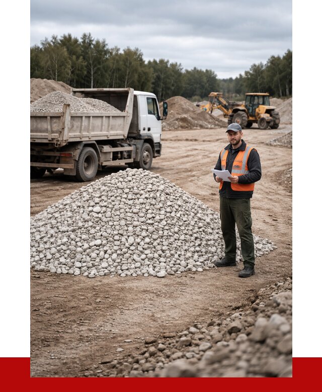 Доломитовый щебень в Сосновом Бору купить от 2235 р., ПРОНЕРУДСнб