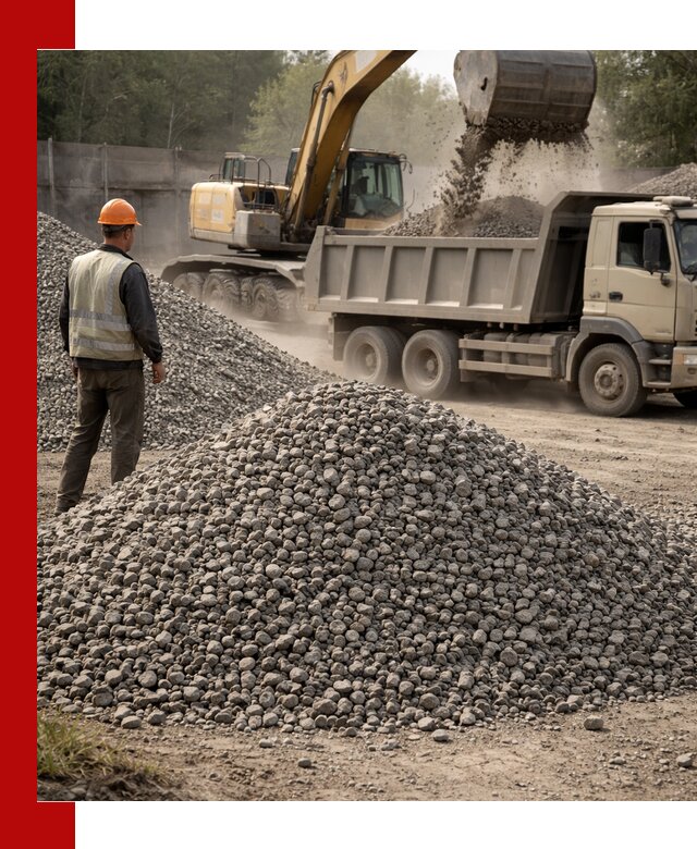 Шлаковый щебень фракция 5-20 с доставкой в Сосновом Боре