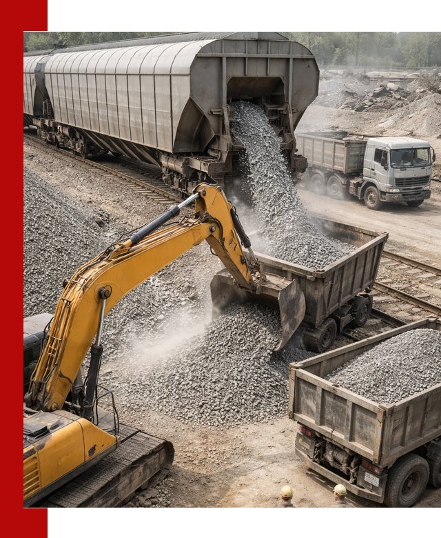 Доставка железнодорожного щебня в Сосновом Бору крупными партиями быстрого отгруза