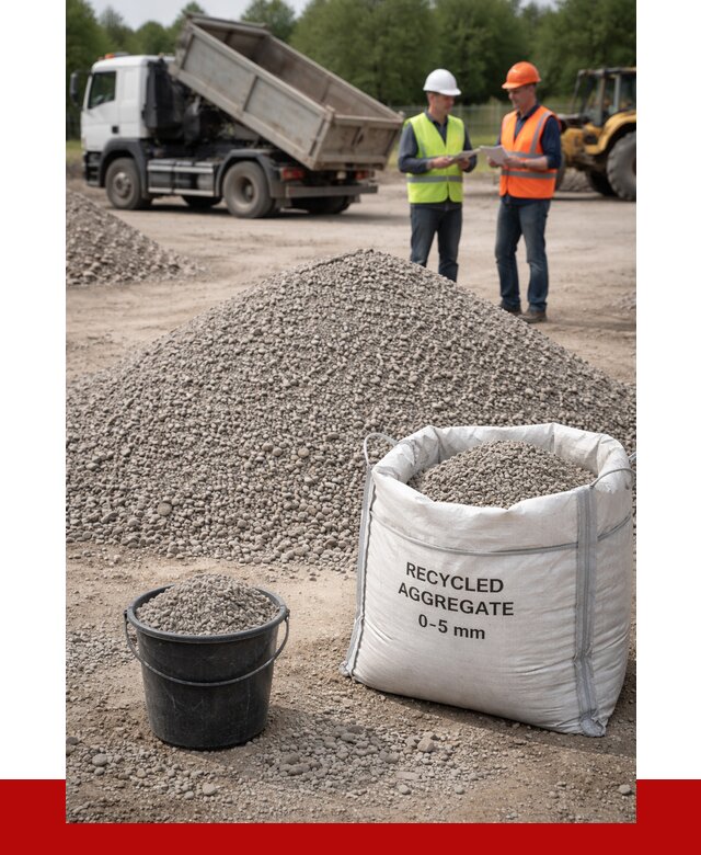 Вторичный щебень фракция 0-5 в Сосновом Бору от 1625 р. ПРОНЕРУДСнб