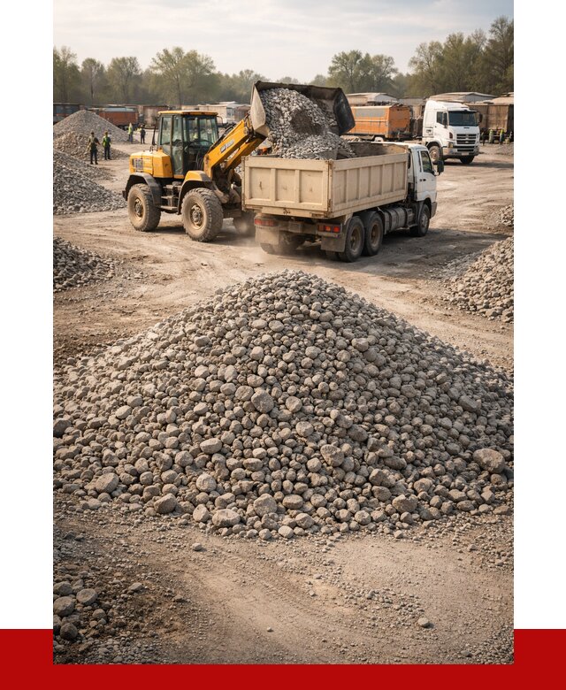 Вторичный щебень фракция 40-70 в Сосновом Бору от 1767 р, ПРОНЕРУДСнб