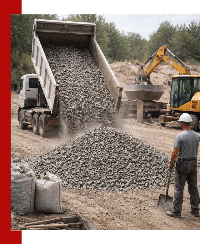 Доставка и продажа бетонного щебня в Сосновом Бору