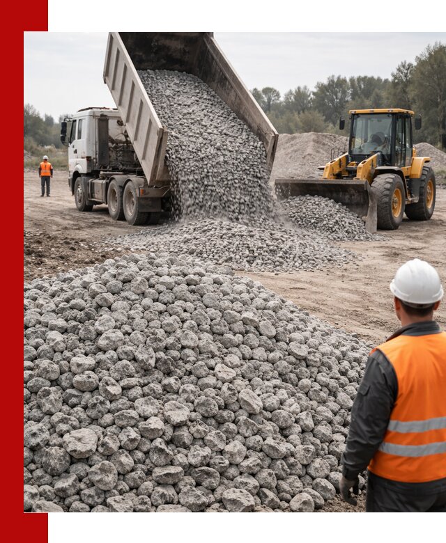 Доставка бетонного щебня фракции 20-40 в Сосновом Бору