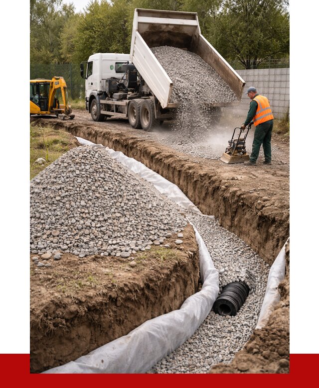 Щебень для дренажа в Сосновом Бору от 1879 р., ПРОНЕРУДСнб доставка