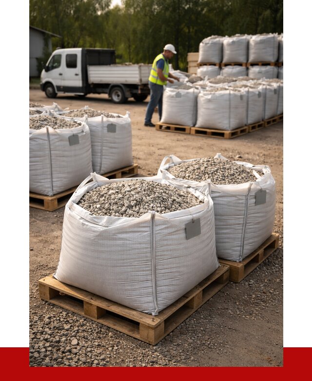 Щебень в мешках с доставкой в Сосновом Боре от 4266 р. | ПРОНЕРУДСнб