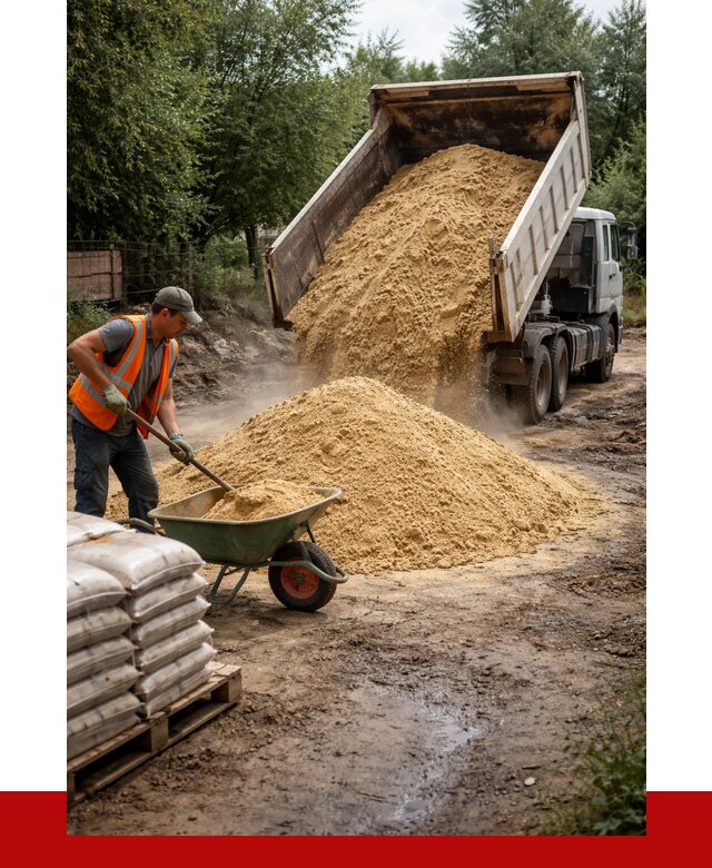 Купить песок с доставкой в Сосновом Бору от 1828 р. | ПРОНЕРУДСнб