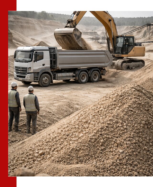 Карьерный крупнозернистый песок с доставкой в Сосновом Бору