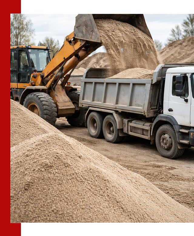 Доставка сеяного песка в Сосновом Бору оптом и в розницу