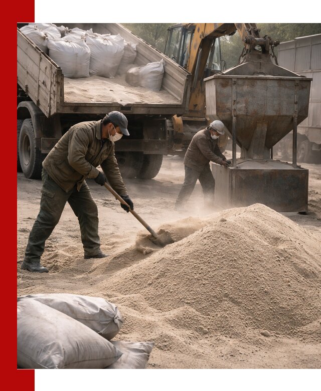 Кварцевый песок для пескоструя в Сосновом Бору — доставка и качество