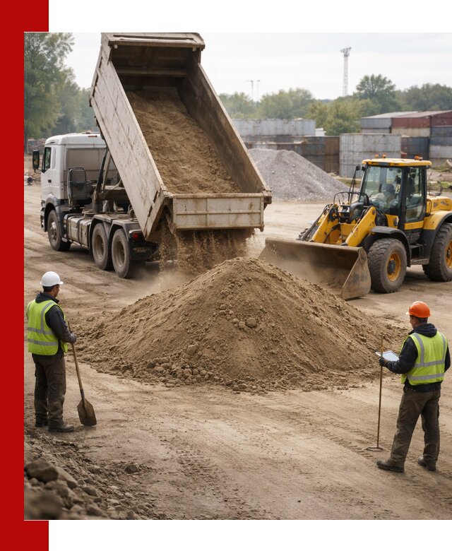 Доставка и продажа пескогрунта оптом и в розницу в Сосновом Боре