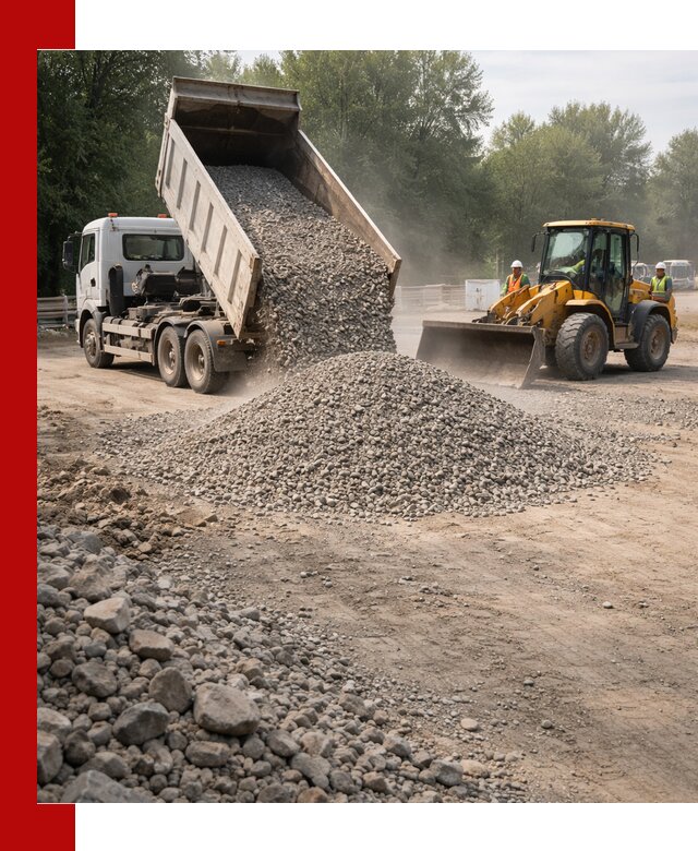 Гравий фракция 5–20 доставка в Сосновом Боре оптом и в розницу