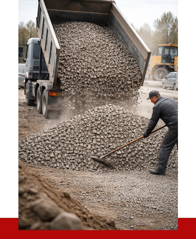 Гравий фракция 20-40 в Сосновом Бору от 2540 р. доставка | ПРОНЕРУДСнб