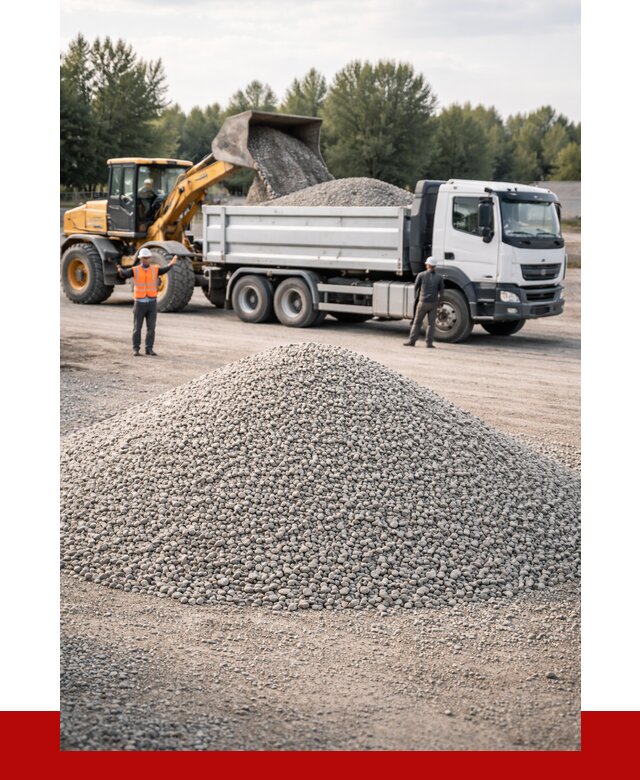 Купить мытый гравий в Сосновом Бору от 3555 р, доставка ПРОНЕРУДСнб