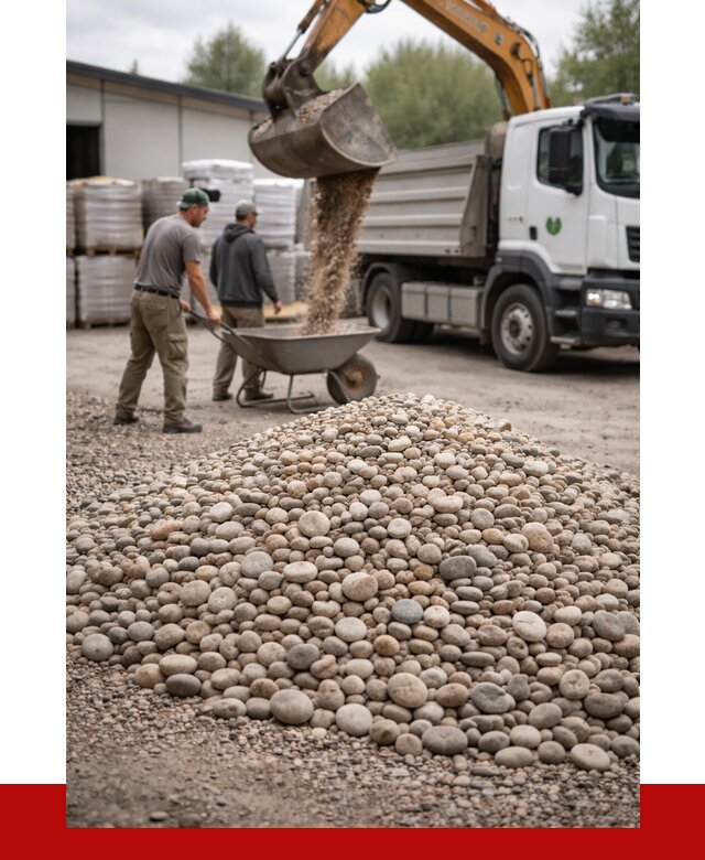 Галька декоративная в Сосновом Бору от 3251 р. за куб | ПРОНЕРУДСнб