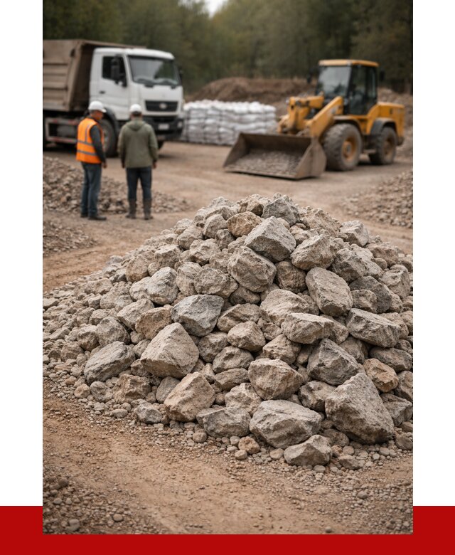 Купить бутовый камень с доставкой в Сосновом Бору от 2336 р. | ПРОНЕРУДСнб