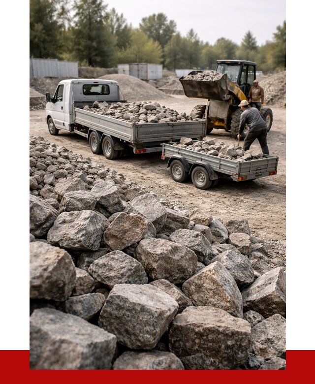 Купить бутовый камень гранитный в Сосновом Боре от 2844 р. | ПРОНЕРУДСнб