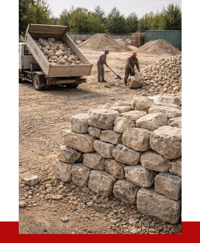 Бутовый камень известняковый в Сосновом Боре от 4266 р. | ПРОНЕРУДСнб