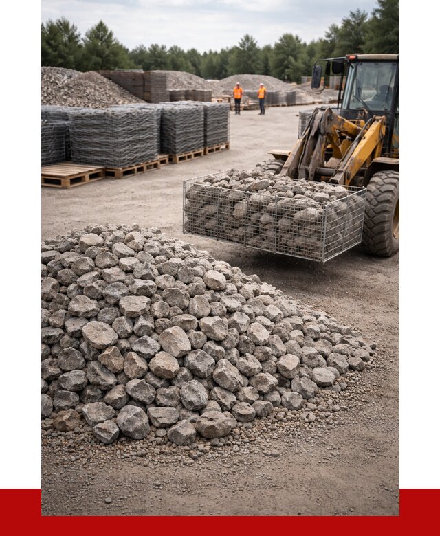 Камень для габионов фракция 70-150 в Сосновом Бору от 4266 р. | ПРОНЕРУДСнб