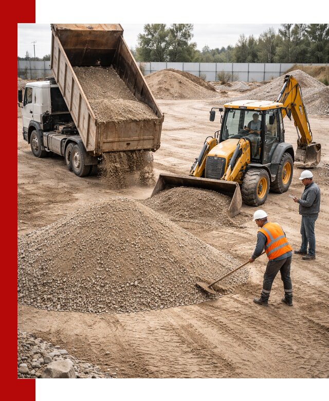 Поставка и доставка ПГС С4 в мешках и самосвалах в Сосновом Бору