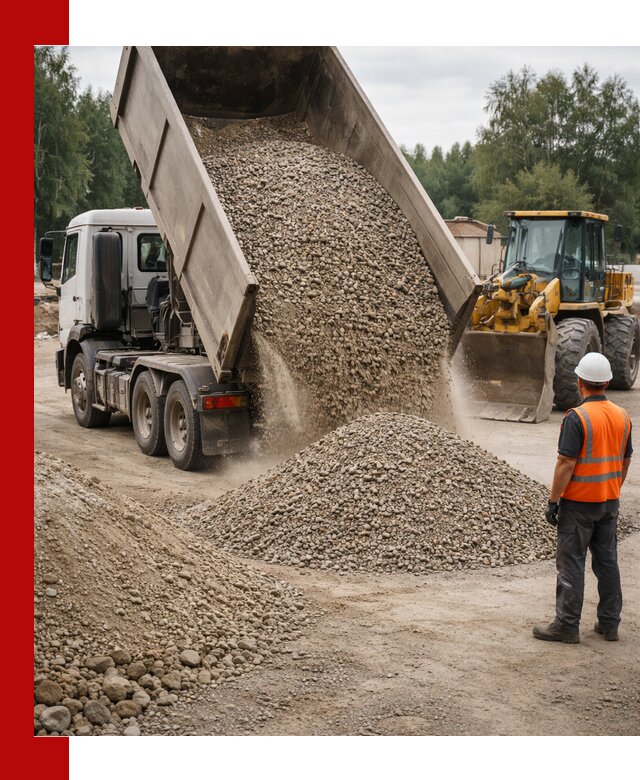 Доставка щпс в Сосновом Бору — щебеночно-песчаная смесь под заборы и дорожки
