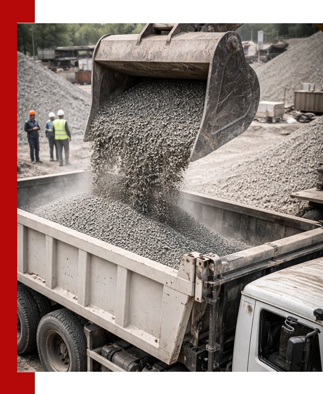 Отсев и крошка для строительства и дорожных работ в Сосновом Бору