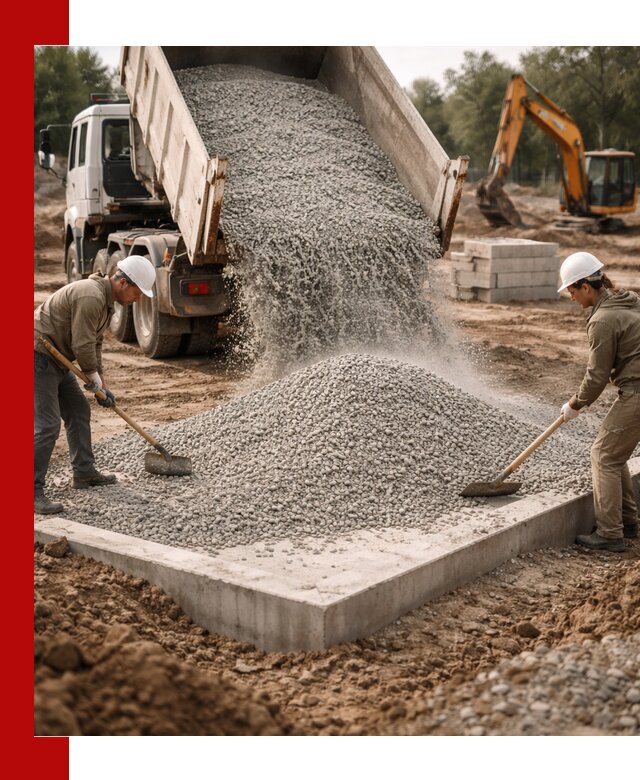 Доставка и продажа отсева для бетона в Сосновом Бору