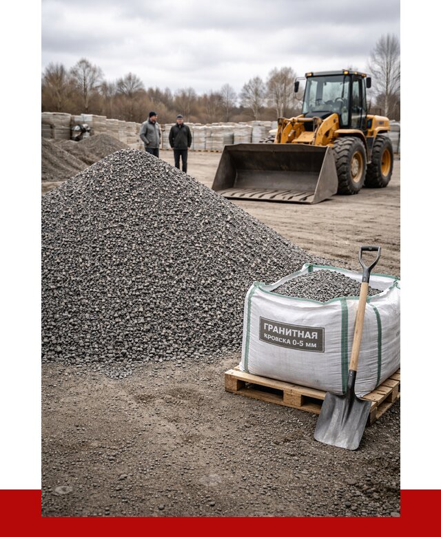 Купить гранитную крошку в Сосновом Бору от 4876 р. с доставкой | ПРОНЕРУДСнб