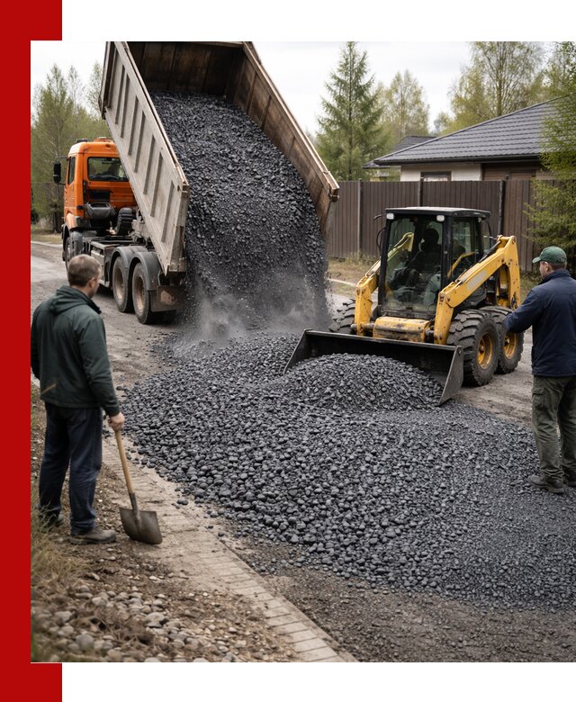 Крошка габбро с доставкой в Сосновом Бору для строительных работ