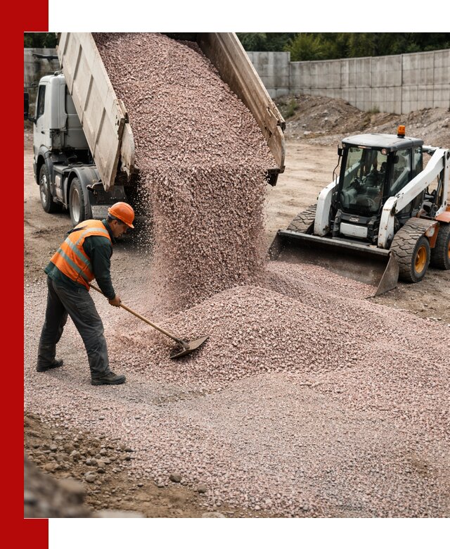 Крошка розовый гранит с доставкой в Сосновом Бору от производителя