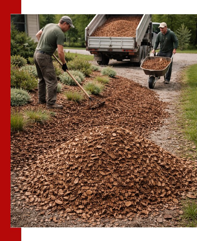 Крошка для мульчирования с доставкой в Сосновом Бору