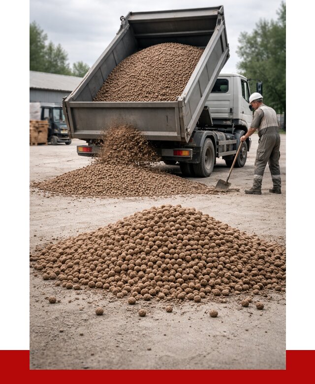Керамзит с доставкой в Сосновом Бору от 4266 р. за м3 | ПРОНЕРУДСнб