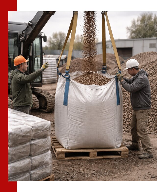 Керамзит в биг-бегах с доставкой в Сосновом Бору