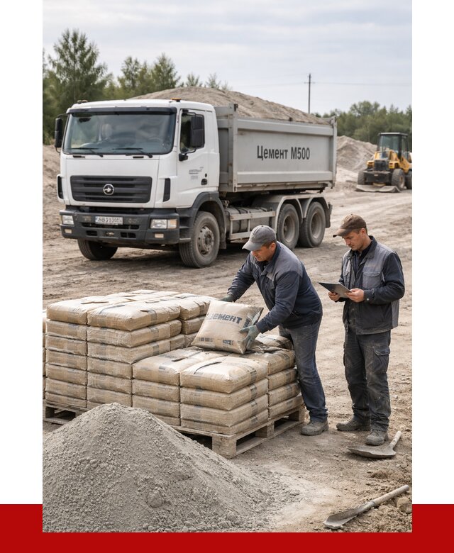 Купить цемент м500 с доставкой в Сосновом Бору от 5282 р. | ПРОНЕРУДСнб