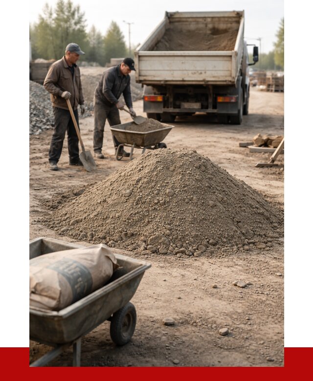 Цементно-песчаная смесь М150 в Сосновом Бору от 4774 р. | ПРОНЕРУДСнб