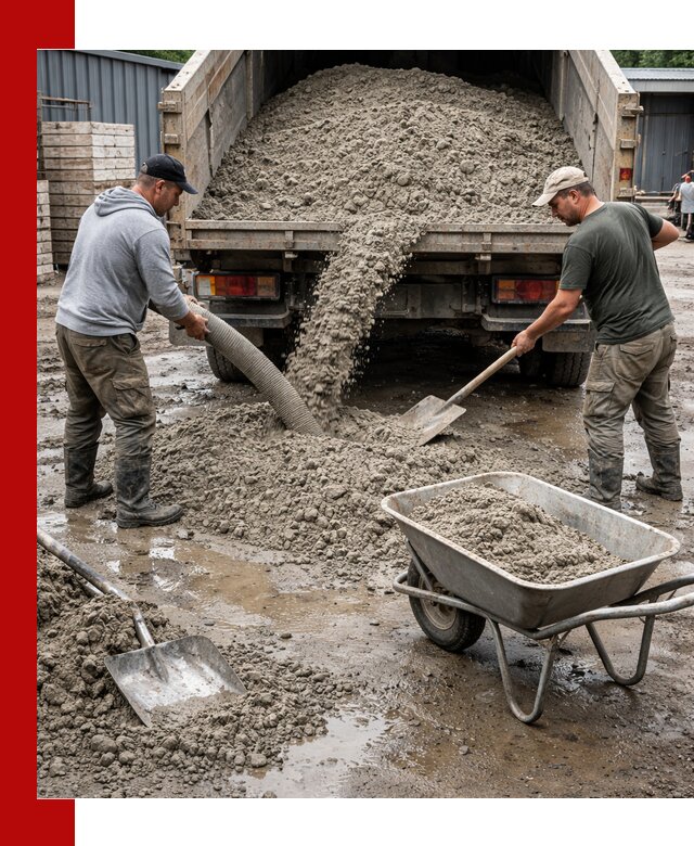 Цементно-песчаная смесь М150 доставка в Сосновом Бору