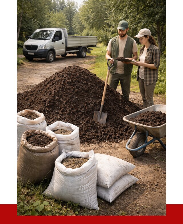 Купить грунт с доставкой в Сосновом Бору от 4571 р. за м3 | ПРОНЕРУДСнб