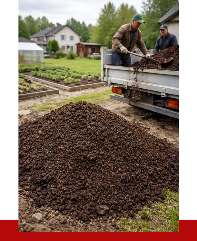 Плодородный грунт в Сосновом Боре с доставкой от 4266 р. | ПРОНЕРУДСнб